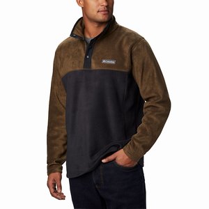 Columbia Steens Mountain™ Half Snap Skinna Pullover Herr Svarta/Bruna (VJKRB8405)